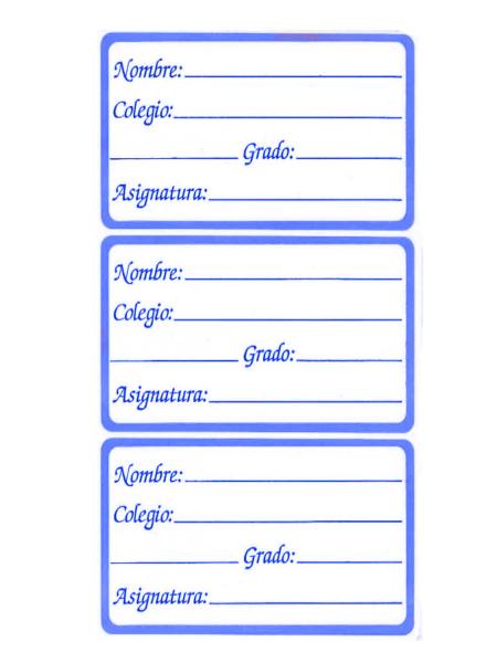 ETIQUETAS STAR AUTOADHESIVAS PARA CARPETA AZUL REF. ES-22-02