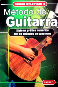 METODO DE GUITARRA SISTEMA GRAFICO NUMERICO CON UN APENDICE DE CANCIONES