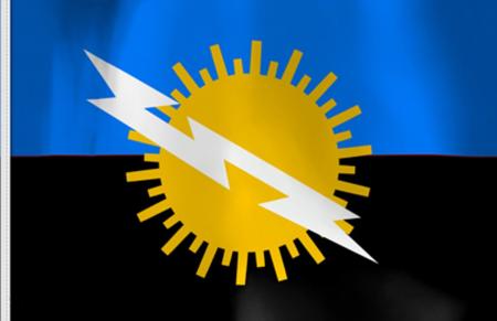 BANDERA DEL ESTADO ZULIA DE LONA 80 cm x 55 cm