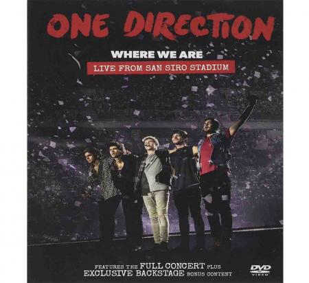 DVD ONE DIRECTION - WHERE WE ARE LIVE FROM SAN SIRO STADIUM REF. 888430554191 