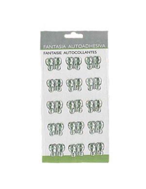 CRISTALES AUTOADHESIVOS MARIPOSA / VERDE REF. STOADF09