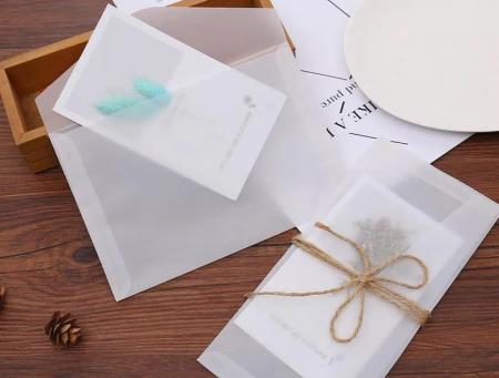 PAQUETE DE TARJETA DE INVITACION x 8 CON SOBRES TRANSPARENTE