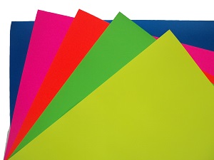 CARTULINA CARTA x COLORES NEON FUCSIA NARANJA VERDE Y AMARILLO UNIDAD x UNIDAD REF. CT-4F-20 - 