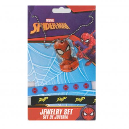 COLLAR DE PLACA Y PULSERA SPIDERMAN REF. 100057