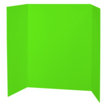 DISPLAY EXPOSITOR DE CARTON CORRUGADO DE 3 LADOS 91X122cm VERDE REF. 730304