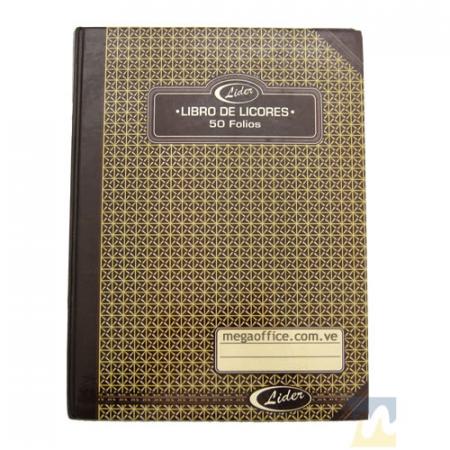 LIBRO DE LICORES N & G x 50 FOLIOS REF.