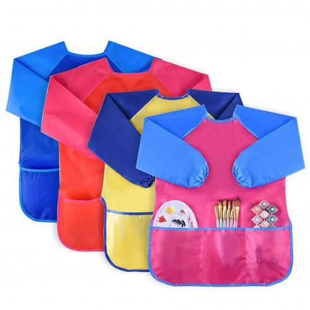 DELANTAL GRANDE (L) IMPERMEABLE MANGA LARGA 60x60x40cm REF. 