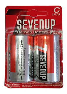 SEVENUP BATERIA CARBON CUADRADA 9V REF. 6F22