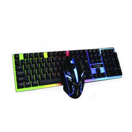 JAGUAR GAMER TECLADO Y MOUSE RAINBOW REF. W10S